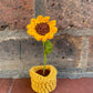 Mini Crochet Flowerpots