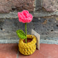 Mini Crochet Flowerpots