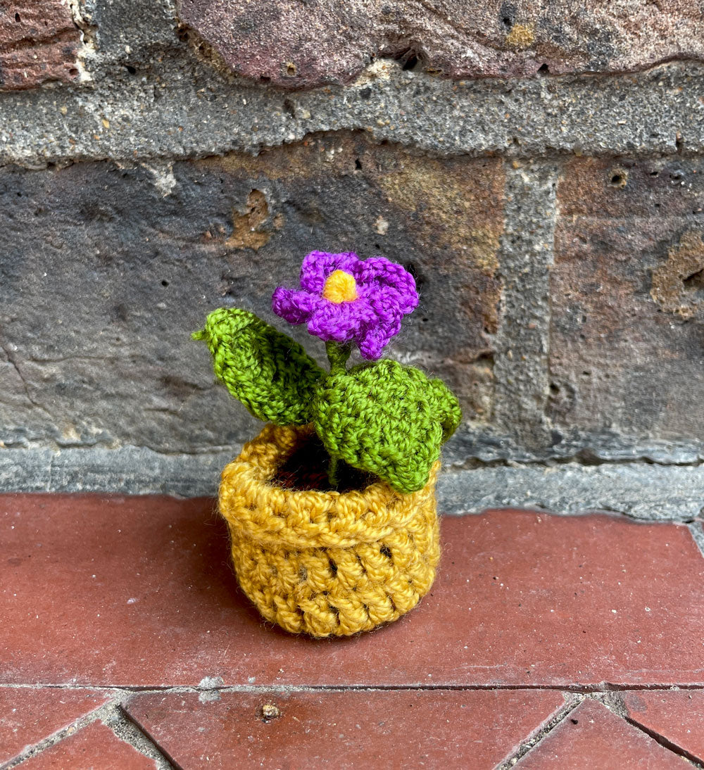 Mini Crochet Flowerpots