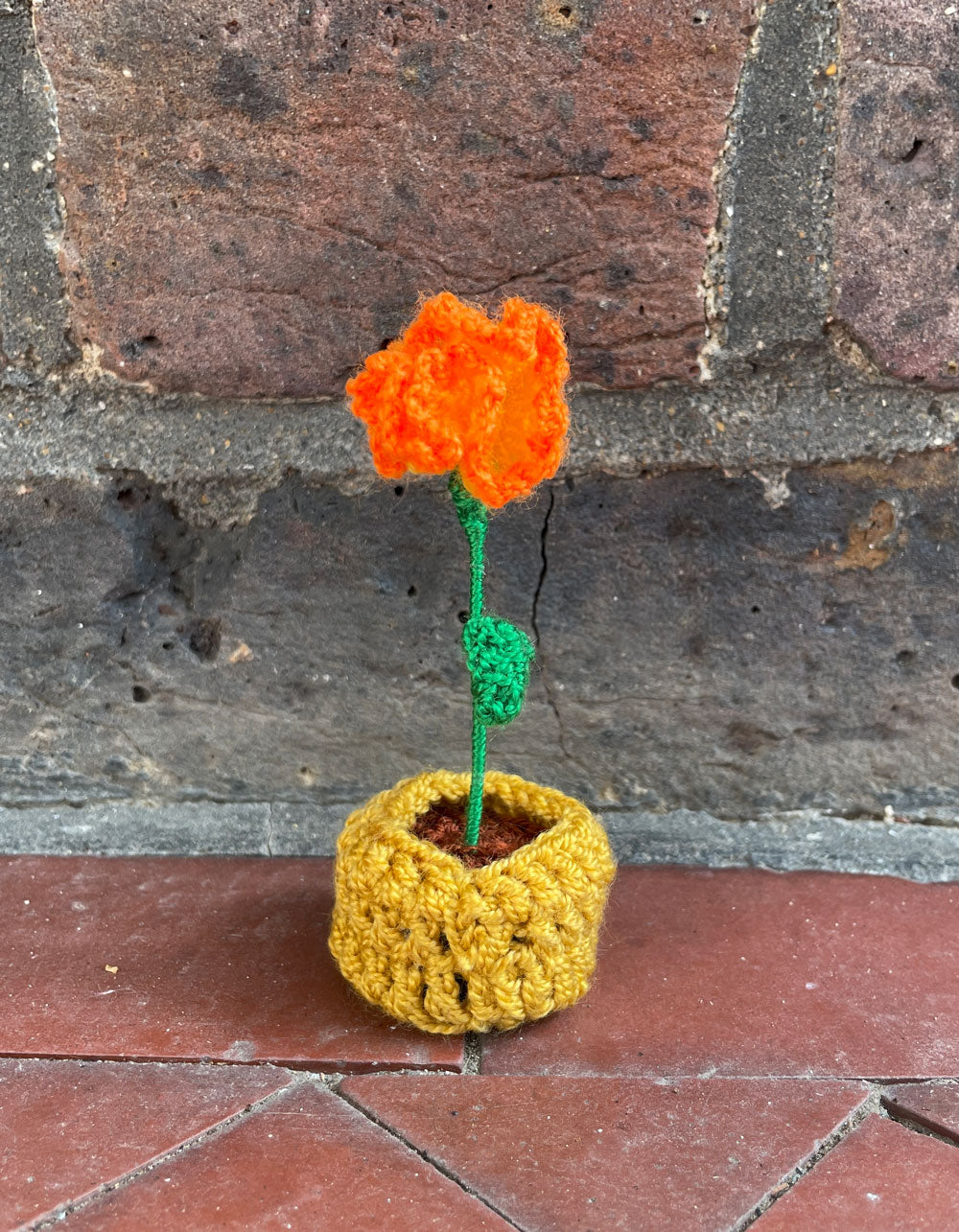 Mini Crochet Flowerpots