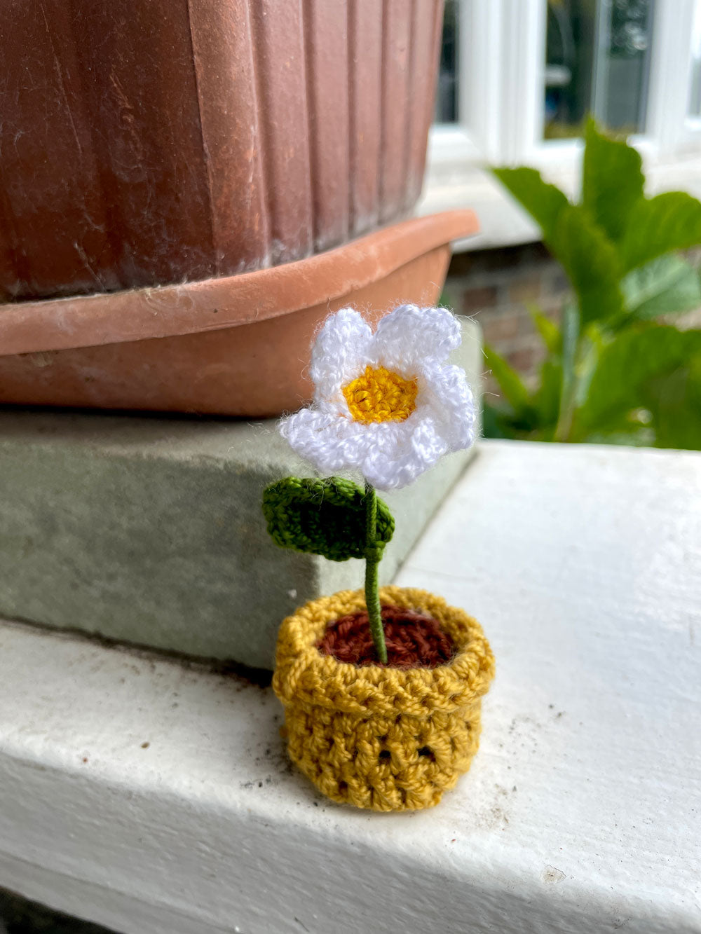 Mini Crochet Flowerpots