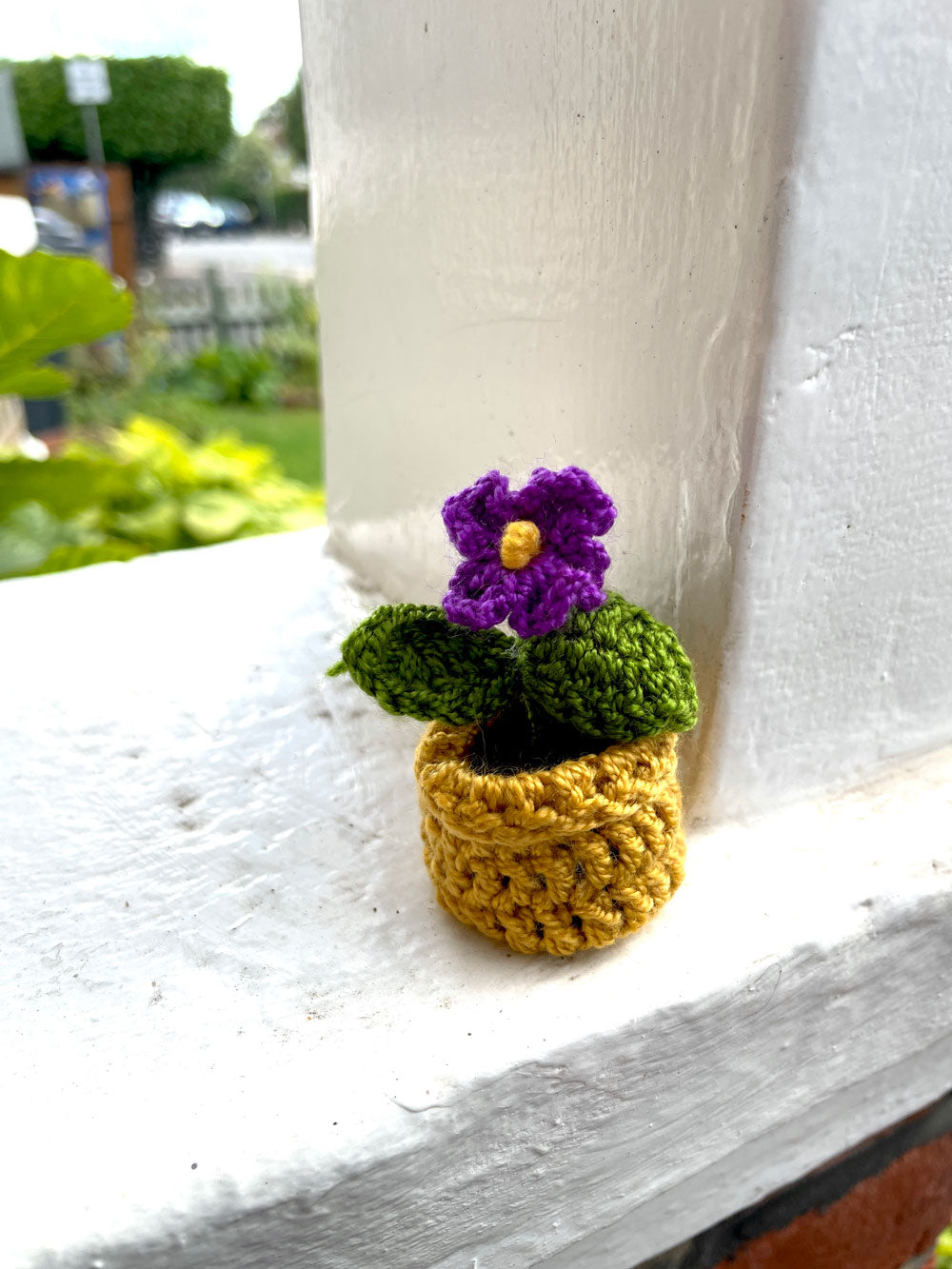 Mini Crochet Flowerpots