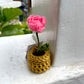 Mini Crochet Flowerpots