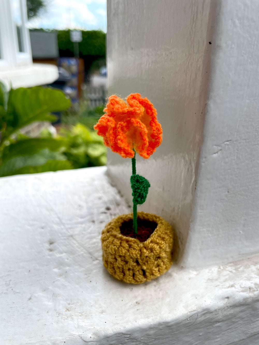 Mini Crochet Flowerpots