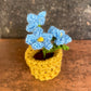 Mini Crochet Flowerpots