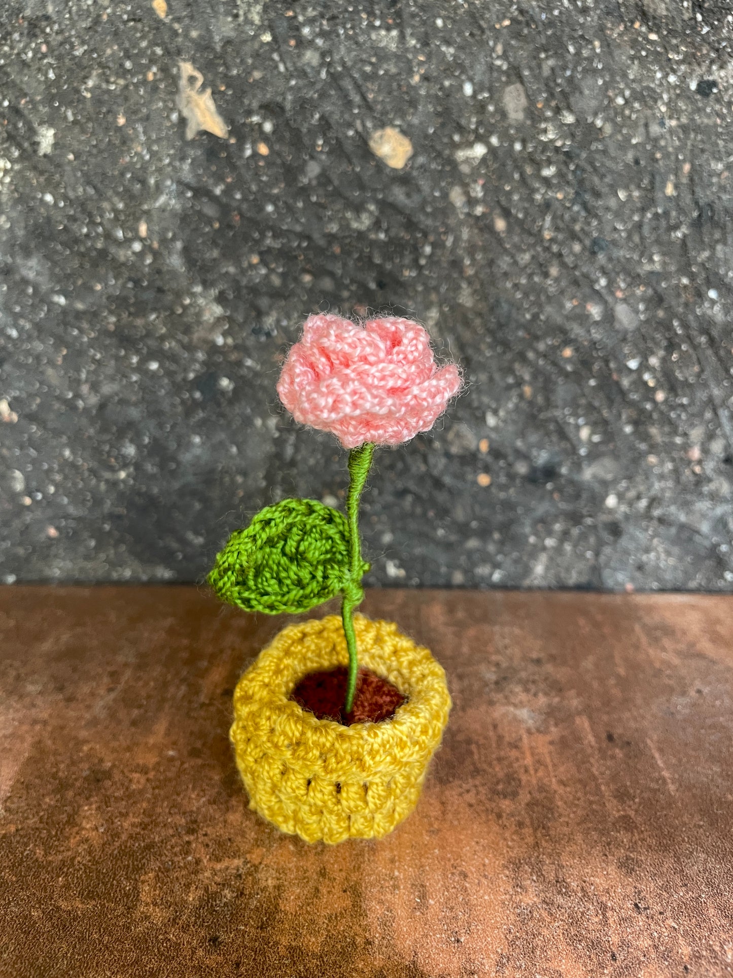 Mini Crochet Flowerpots