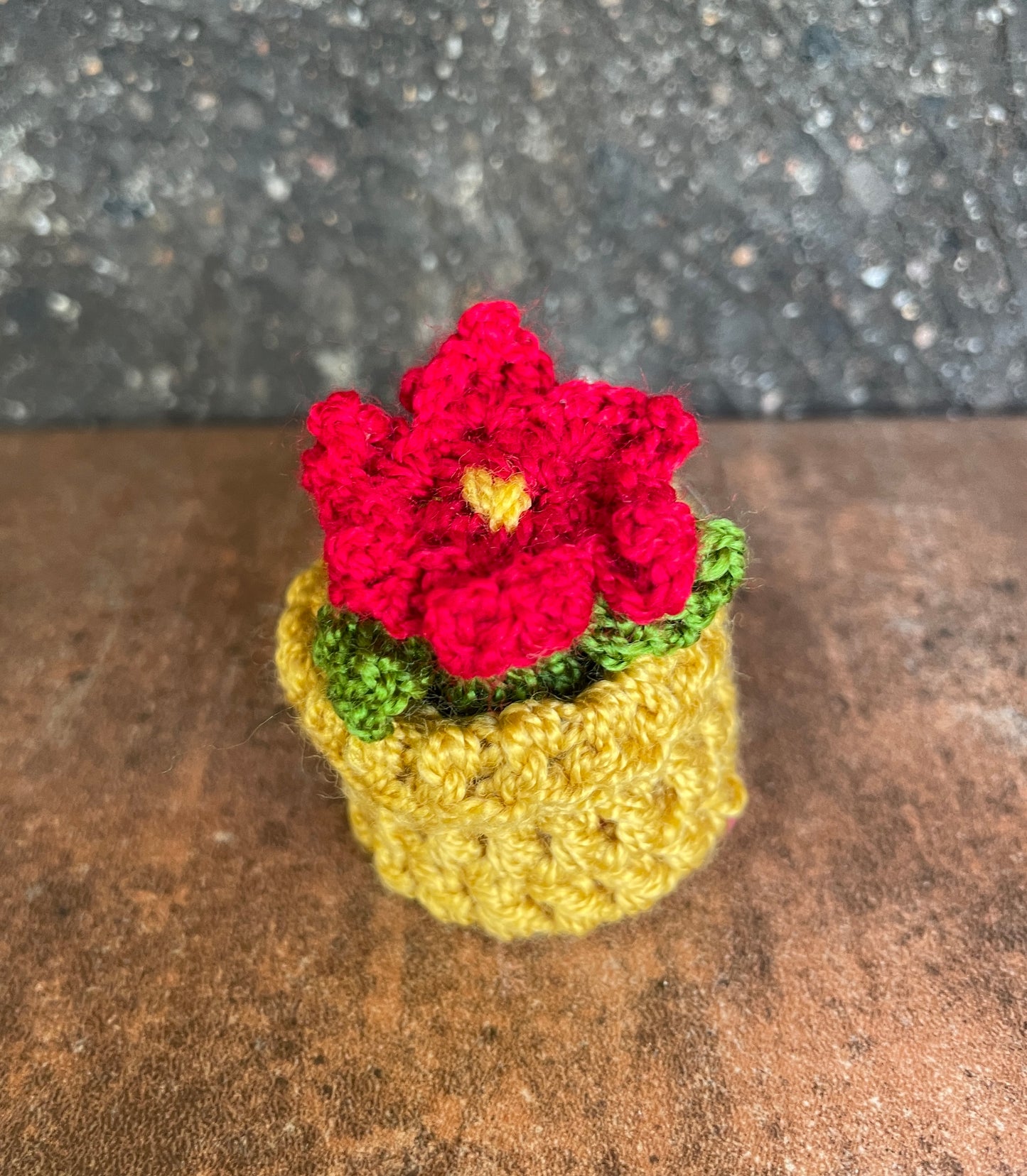 Mini Crochet Flowerpots