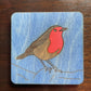 Robin Wooden Coasters