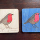 Robin Wooden Coasters