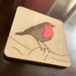 Robin Wooden Coasters