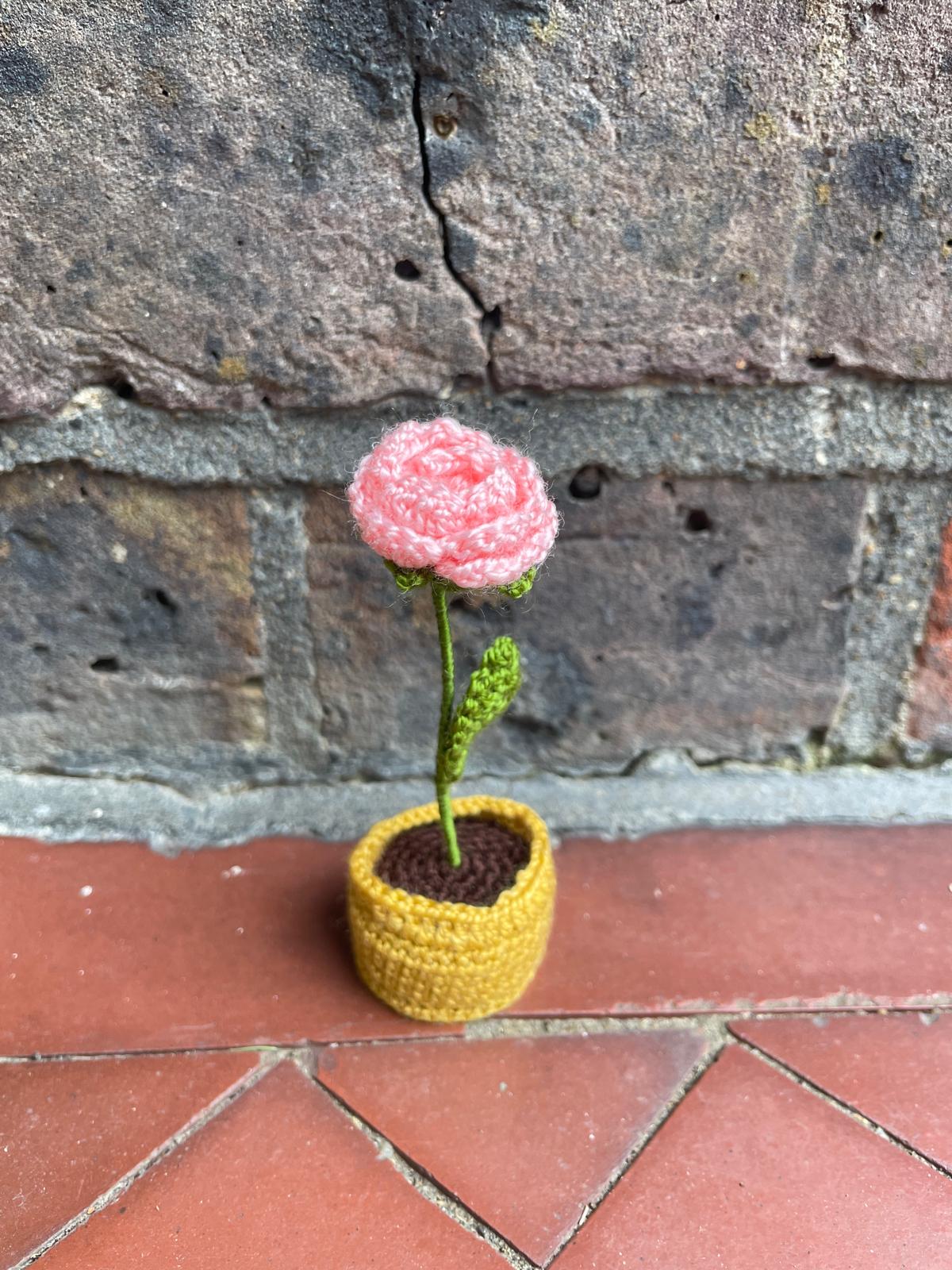 Mini Crochet Flowerpots