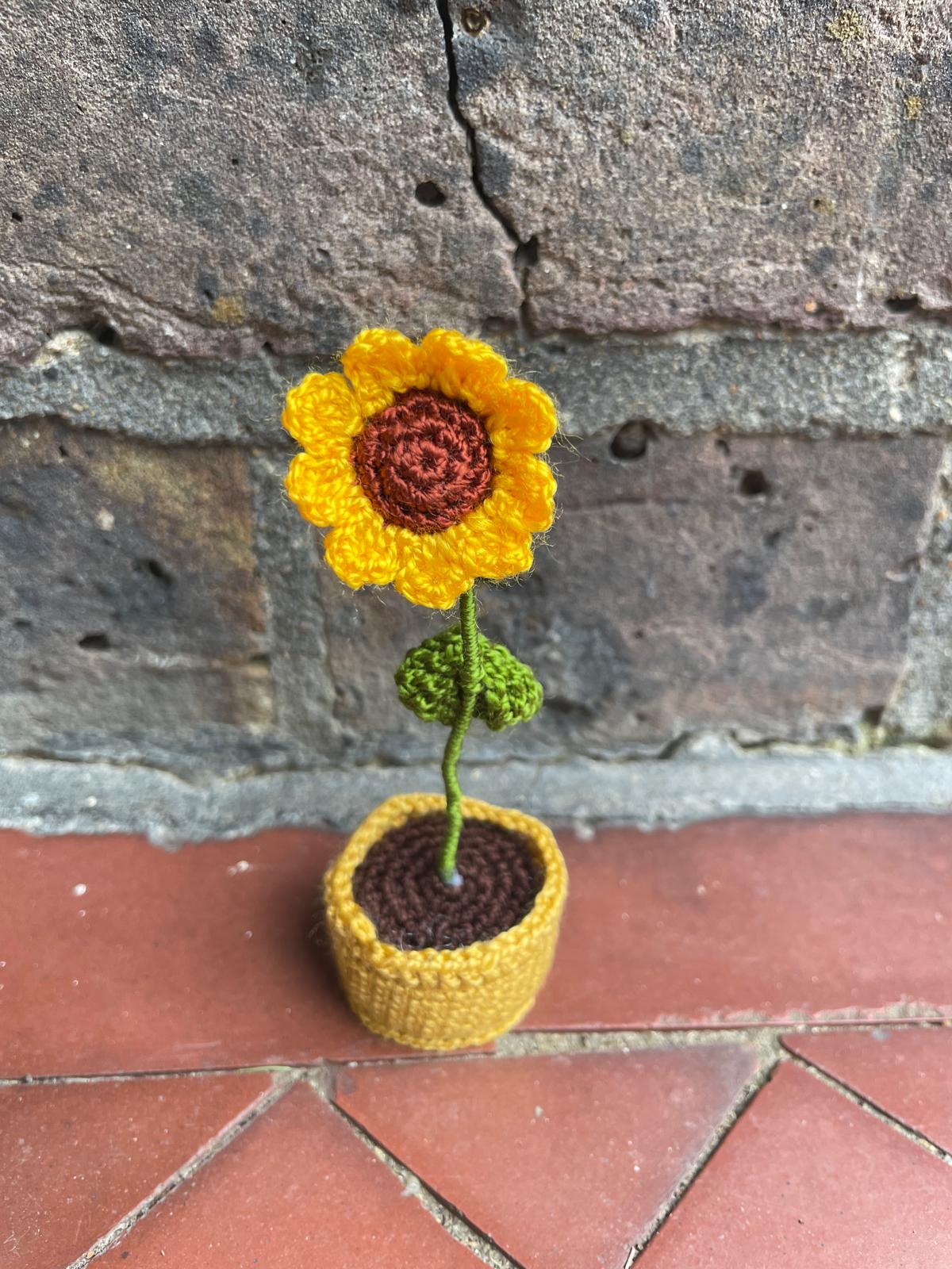 Mini Crochet Flowerpots