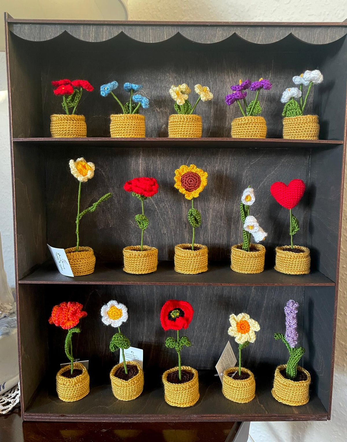 Mini Crochet Flowerpots