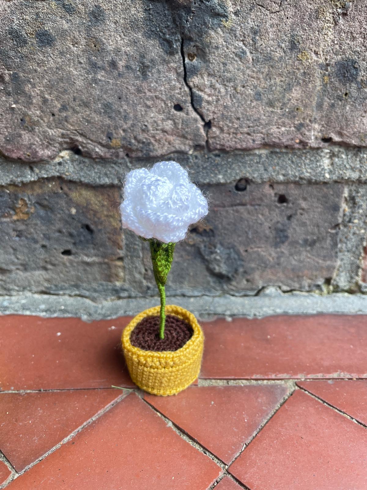 Mini Crochet Flowerpots