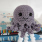 Amigurumi Crochet Purple Jellyfish