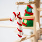 Santa, Reindeer, Christmas Tree, Snowman, Candy Cane and Angel Crochet Tree Ornament