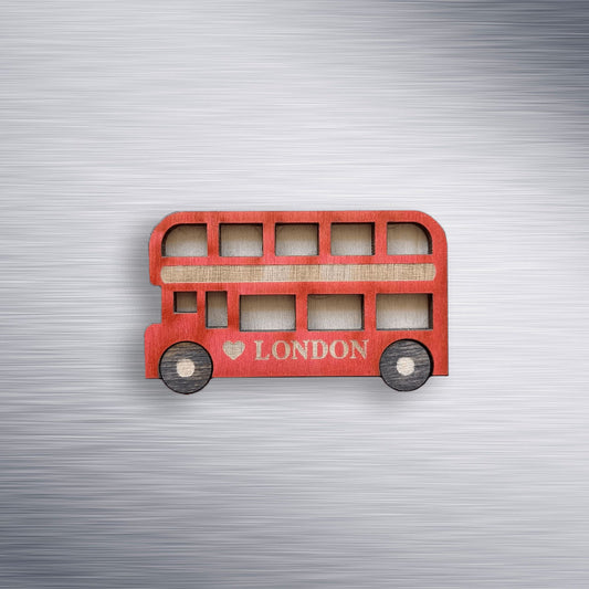 Double Decker Bus Magnet