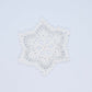 Crochet Christmas Coasters, Set of 4