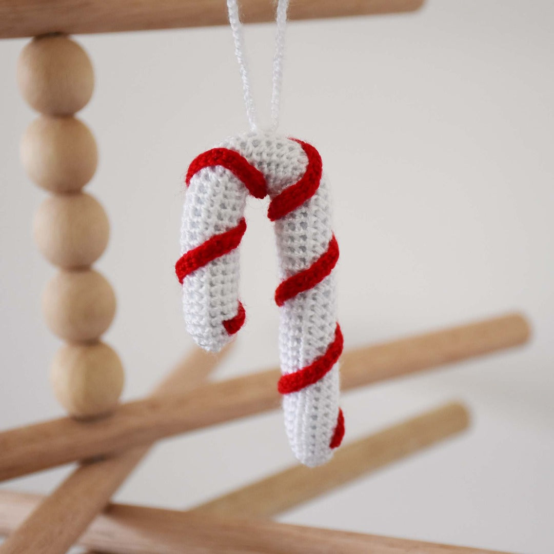 Santa, Reindeer, Christmas Tree, Snowman, Candy Cane and Angel Crochet Tree Ornament