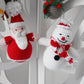 Santa, Reindeer, Christmas Tree, Snowman, Candy Cane and Angel Crochet Tree Ornament