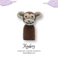 Jungle Safari Animals Crochet Finger Puppet Set