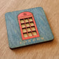Traditional British Telephone Box Coaster