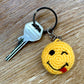 Winking Smiley Face with Tongue Emoji Keychain Accessory at