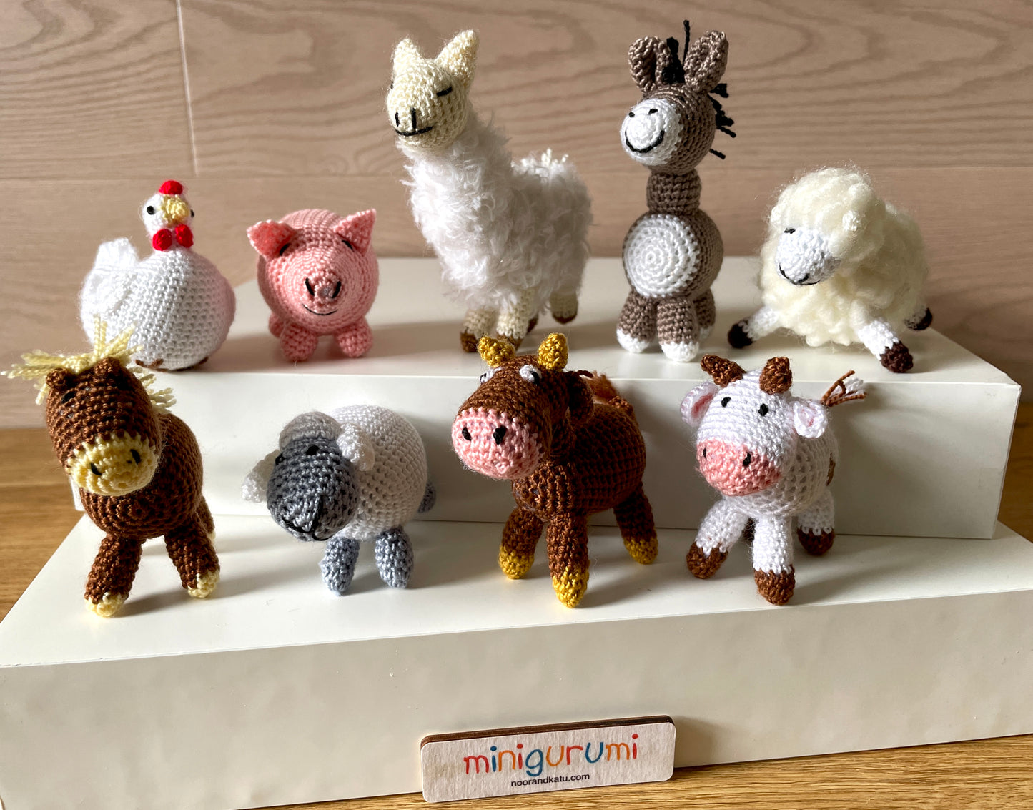 MINIGURUMI Mini Crochet Farm Animals