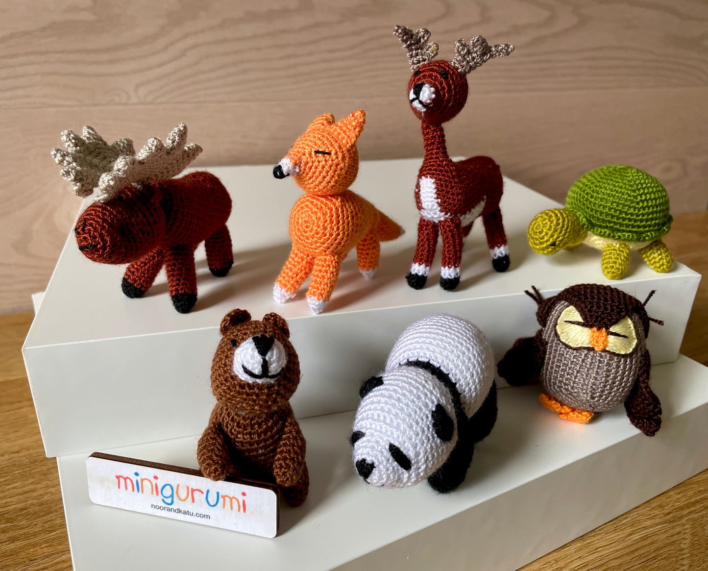 MINIGURUMI Mini Crochet Woodland Forest Animals