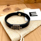 Celtic Knot 925 Sterling Silver & Leather Bracelet