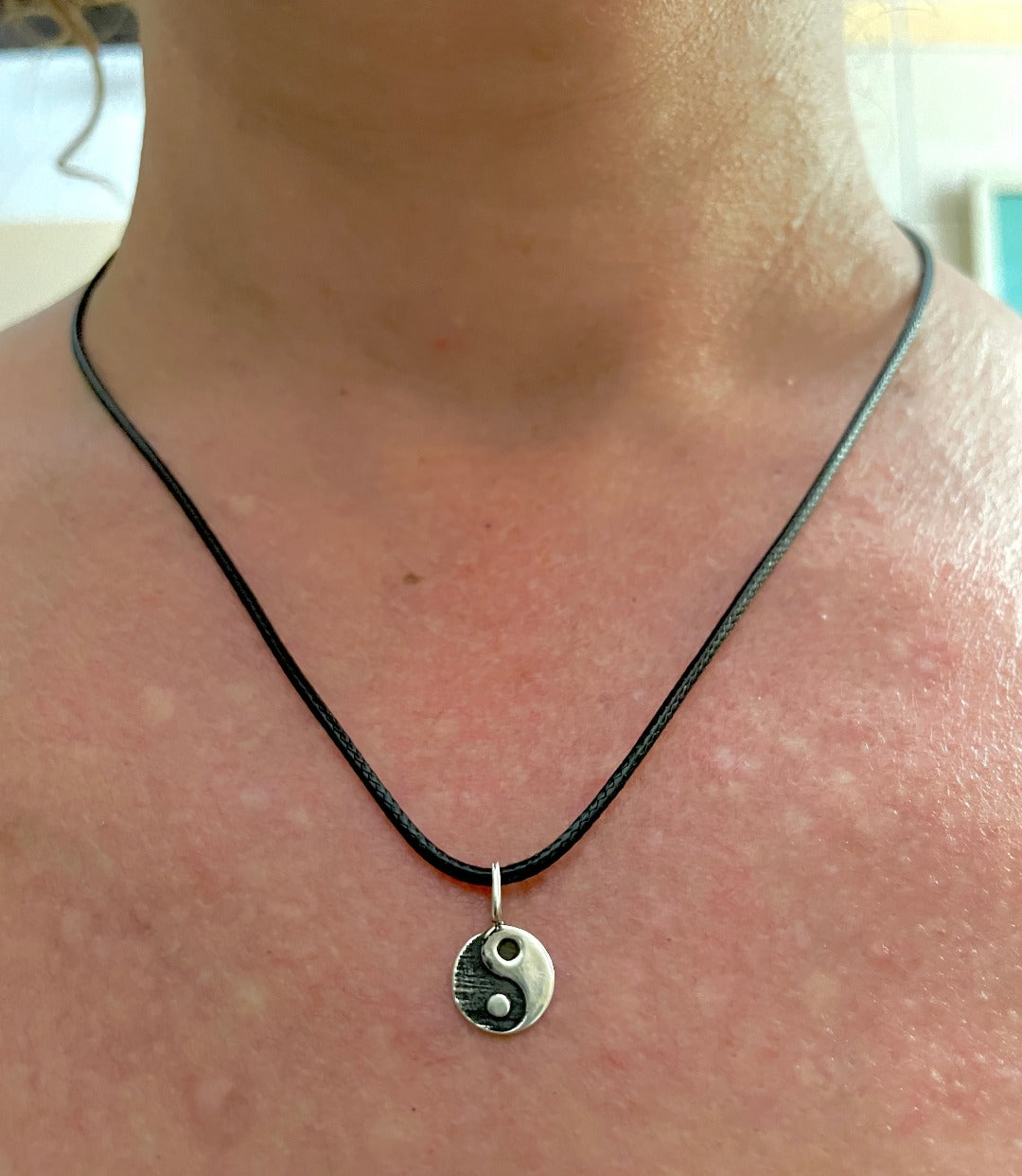 Yin Yang 925 Sterling Silver Pendant Necklace