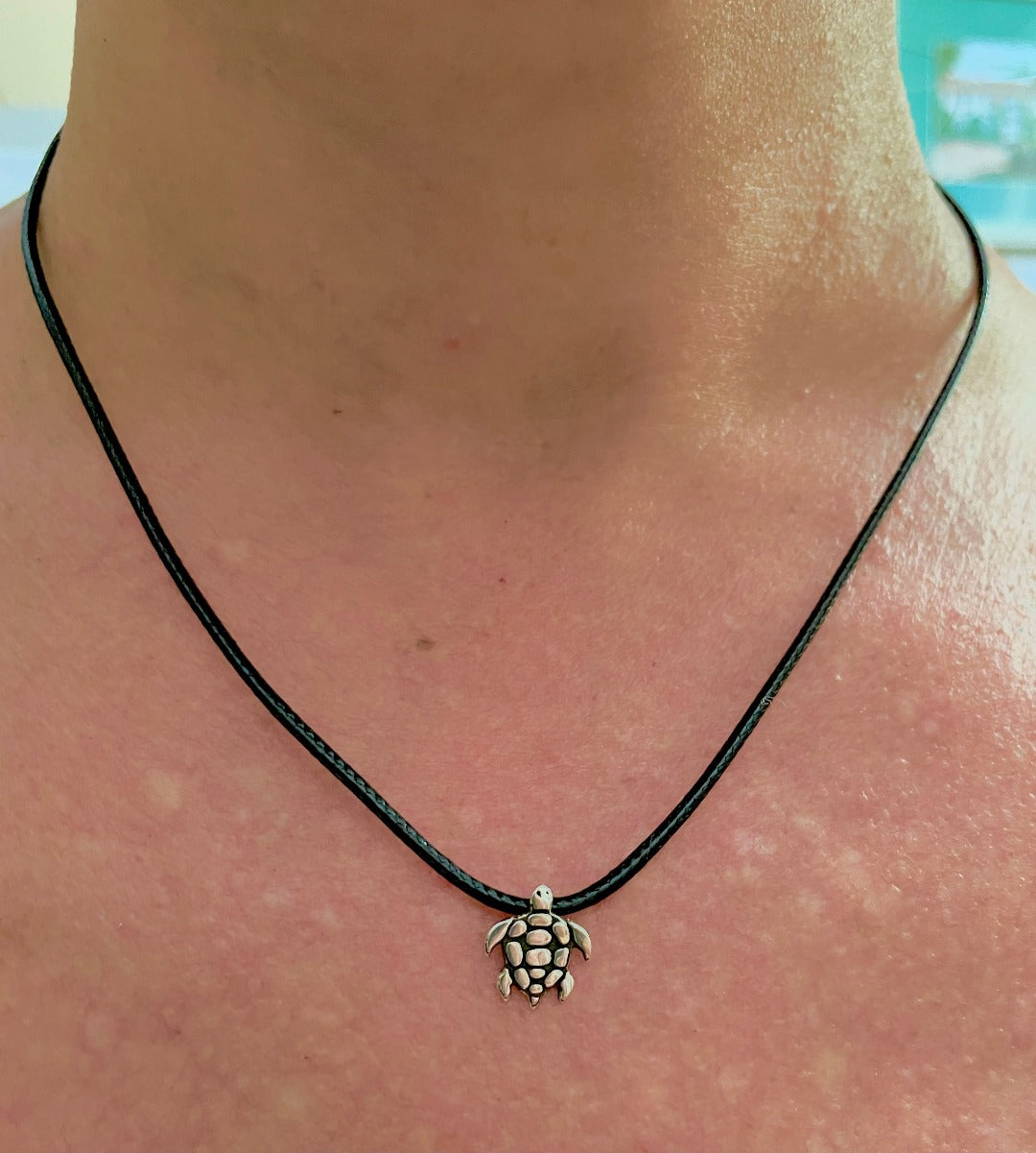 Turtle 925 Sterling Silver Pendant Necklace