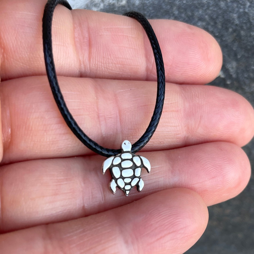 Turtle 925 Sterling Silver Pendant Necklace