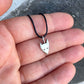 Small or Large Cute Fox 925 Sterling Silver Pendant Necklace