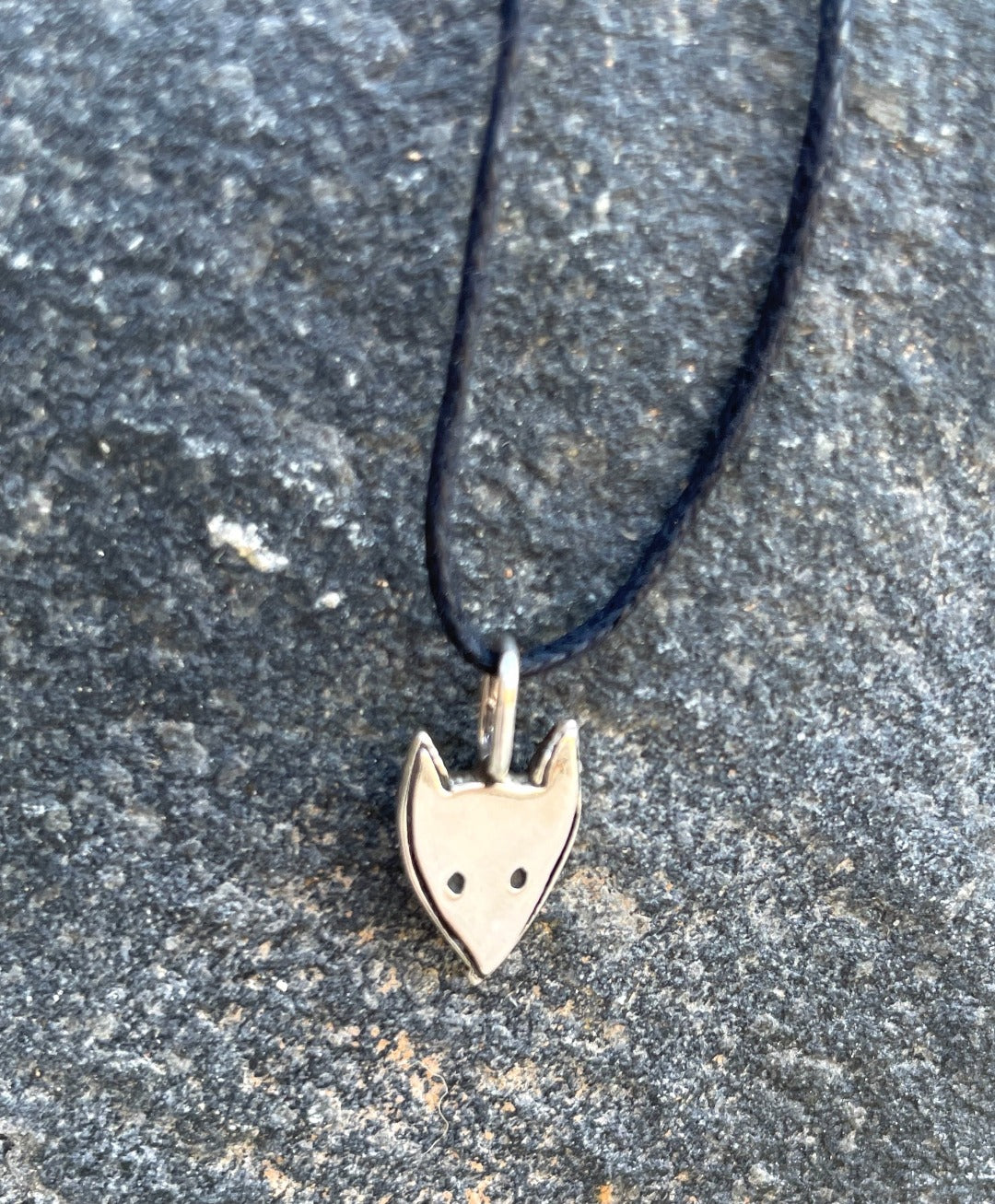 Small or Large Cute Fox 925 Sterling Silver Pendant Necklace
