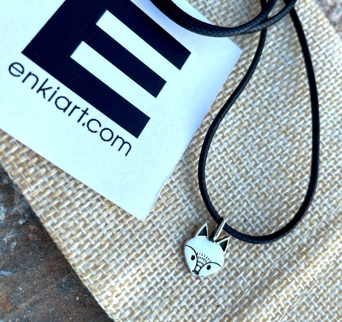 Fox 925 Sterling Silver Pendant Necklace
