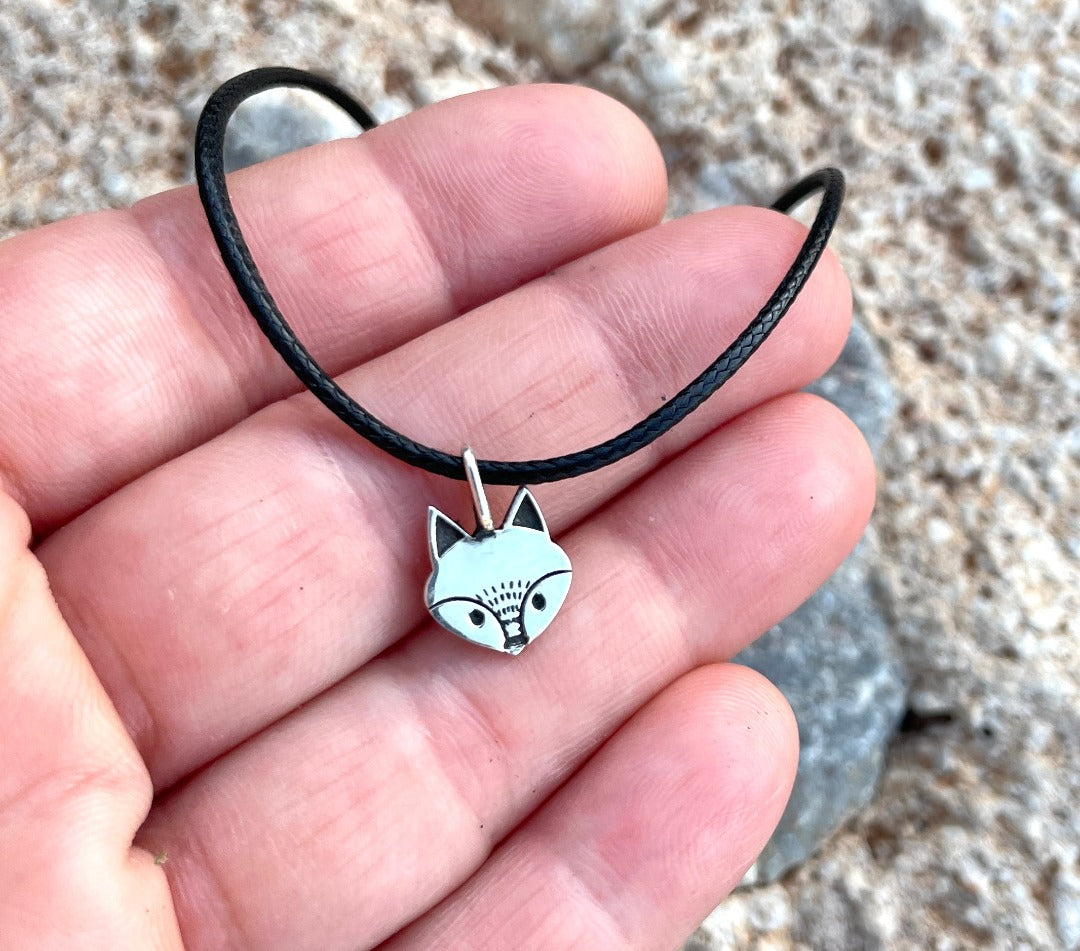 Fox 925 Sterling Silver Pendant Necklace