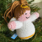 Santa, Reindeer, Christmas Tree, Snowman, Candy Cane and Angel Crochet Tree Ornament