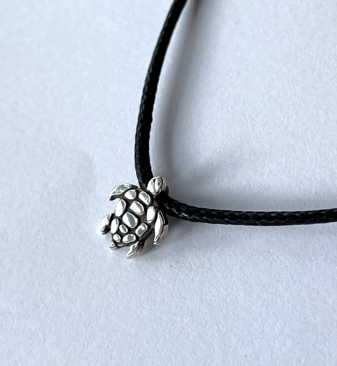 Turtle 925 Sterling Silver Pendant Necklace