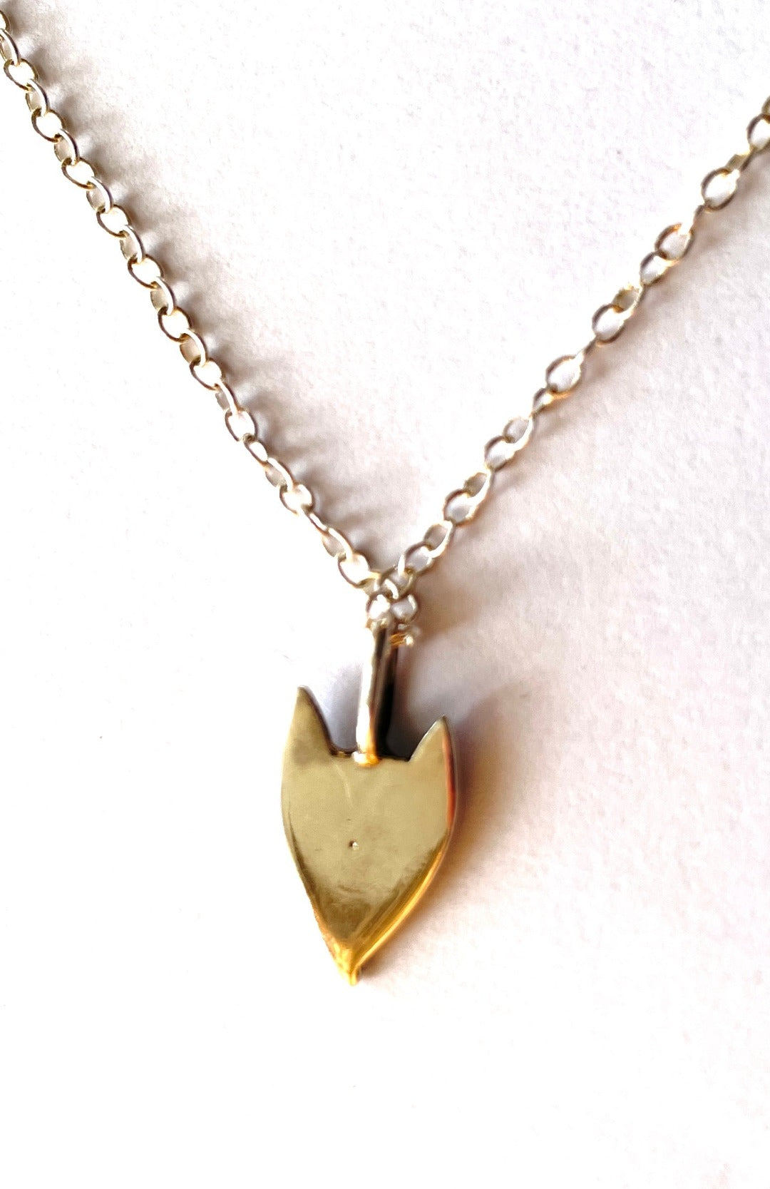 Small or Large Cute Fox 925 Sterling Silver Pendant Necklace