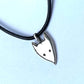 Small or Large Cute Fox 925 Sterling Silver Pendant Necklace