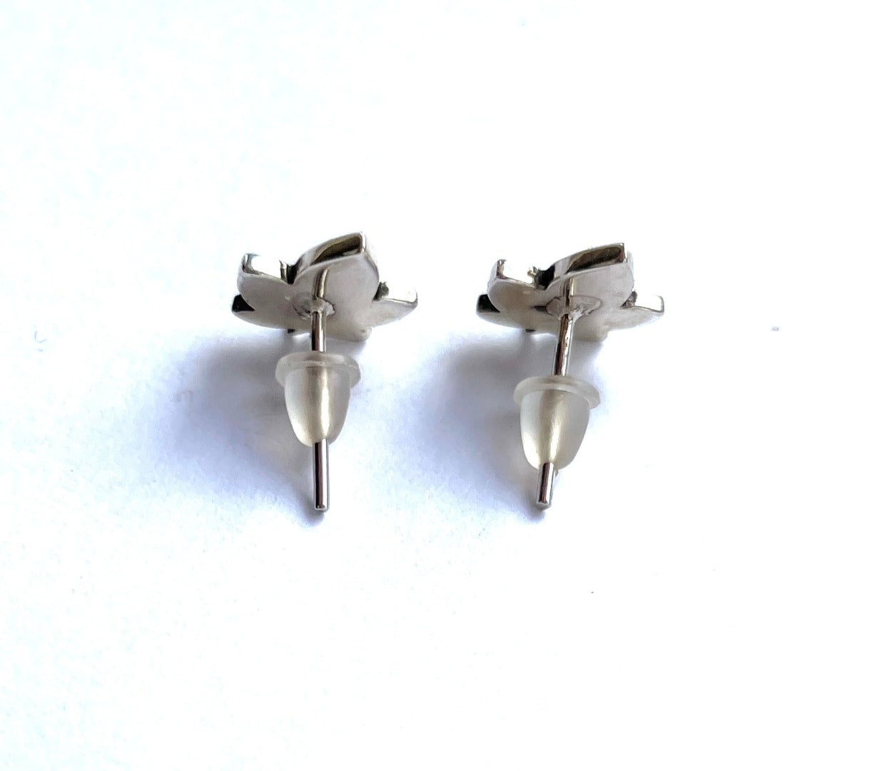 Maple Leaf 925 Sterling Silver Stud Earrings