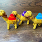 Crochet Christmas Nativity Scene Set with Wood Manger