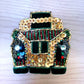 London Taxi Versatile Tree Ornament or Holiday Brooch
