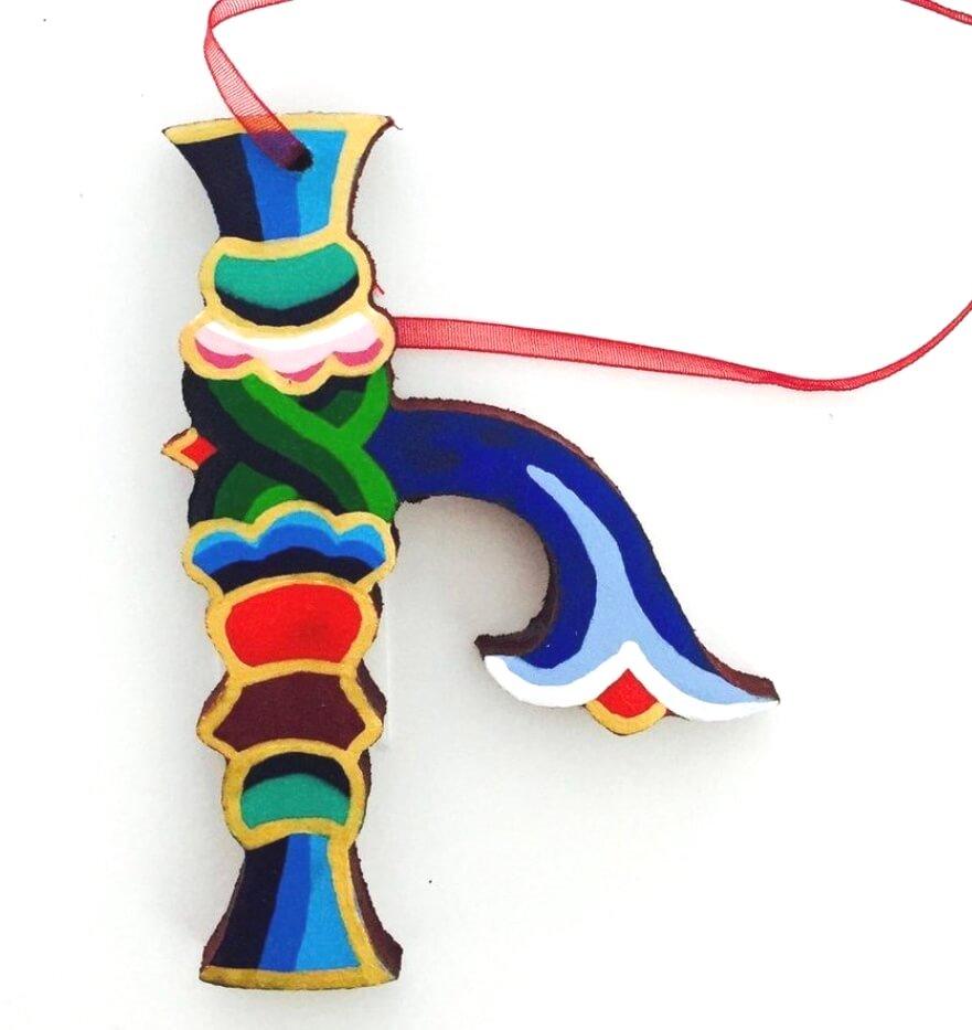 Armenian Alphabet Hand Painted Decorative Letters