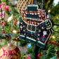 London Taxi Versatile Tree Ornament or Holiday Brooch