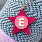 Latin Alphabet Stars Hand Painted Decorative Ornaments or Gift Tags