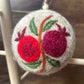Pomegranate Swirl and Duo Felt Baubles