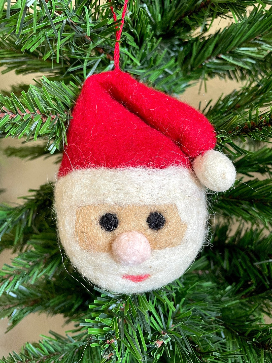 Santa, Reindeer, Baby Reindeer, Snowman and Bear Felt Baubles