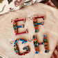 Latin Alphabet Hand Painted Decorative Letters